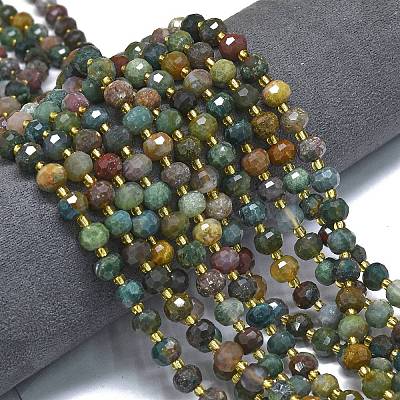 Natural Indian Agate Beads Strands G-K389-E42-01-1