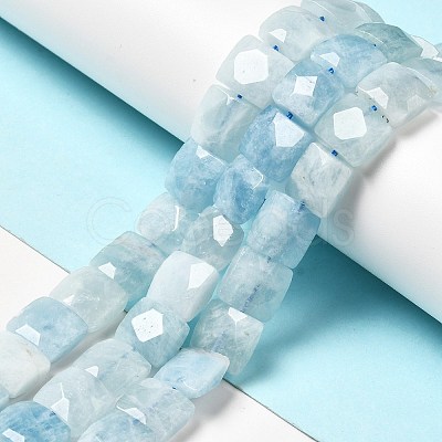 Natural Aquamarine Beads Strands G-G980-09-1