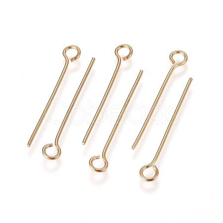 304 Stainless Steel Eye Pins A-STAS-L238-005H-G-1