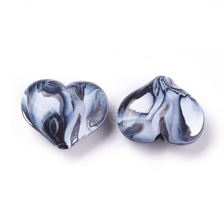 Acrylic Imitation Gemstone Beads X-MACR-E205-09G-1