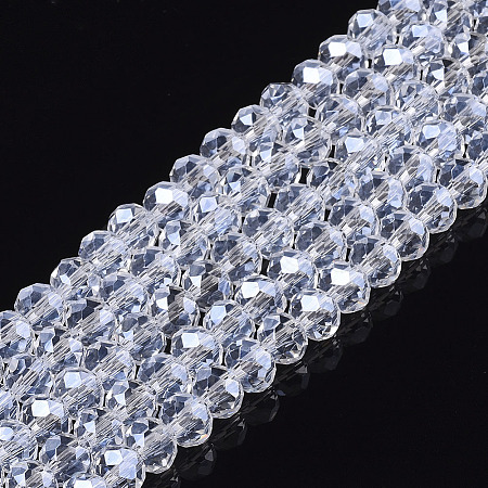 Electroplate Glass Beads Strands EGLA-A034-T6mm-A20-1