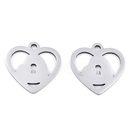 Non-Tarnish 201 Stainless Steel Pendants STAS-S081-073-1