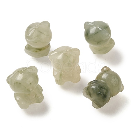 Natural Jade Carved Beads G-P550-14C-1