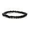 Fashionable Faceted Rondelle Glass Beads Stretch Bracelets for Women Girls Gift