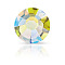 Preciosa&reg MAXIMA Crystal No Hotfix Flatback Stones, Czech Crystal, Dura Foiling, Round(438 11 615 Chaton Rose), 80250 200 Acid Yellow AB, SS10(2.7~2.9mm)