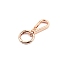 Zinc Alloy Swivel Clasps, Rose Gold, 56mm