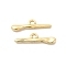 Alloy Pendants, Long-Lasting Plated, Cadmium Free & Lead Free, Irregular Shape, Light Gold, 6x22x2.2mm, Hole: 2.2mm