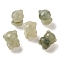 Natural Jade Carved Beads, Bear, 16.5~17.5x13~14x13mm, Hole: 1.4mm