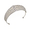 Rhinestone Hair Bands, Hair Accessories for Women Girls, Crown, Crystal, 165mm