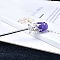 Fluorite Hairpin, Metal Hair Sticks, Rose/Strawberry, Blue Violet, 140mm