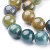 Natural Indian Agate Beads Strands X-GSR10mmC002-2