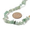 Natural Green Aventurine Chip Beaded Necklaces with 304 Stainless Steel Lobster Claw Clasp & Chain Extender NJEW-JN04225-04-2