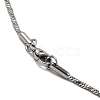 Non-Tarnish 10Pcs 304 Stainless Steel Diamond Cut Snake Chain Necklaces Set NJEW-K254-03P-3