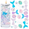 BENECREAT Mermaid Theme Vase Fillers for Centerpiece Floating Candles DIY-BC0006-22-1