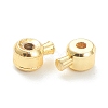Brass Crimp Beads KK-F826-03G-3