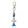 Angle Acrylic & Alloy Pendant Decorations HJEW-MZ00084-04-1