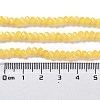 Baking Painted Imitation Jade Glass Bead Strands DGLA-A034-J4MM-A24-3