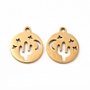 201 Stainless Steel Charms STAS-E188-10G-1