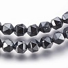 Non-magnetic Synthetic Hematite Beads Strands G-P401-06-2