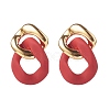 Acrylic Stud Earrings EJEW-JE04582-3
