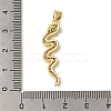 Brass Micro Pave Cubic Zirconia Pendant KK-R162-034E-G-3