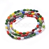 Imitation Jade Glass Beads Strands X-GLAA-E415-03-2