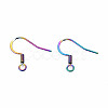 304 Stainless Steel Earring Hooks STAS-N098-009-2