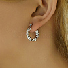 304 Stainless Steel Hoop Earrings VH0217-2-2