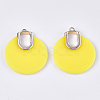 Opaque Acrylic Pendants MACR-T031-08B-2