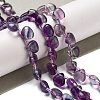 Natural Purple Fluorite Beads Strands G-NH0032-A02-02-2