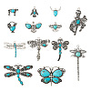 13pcs 13 style Tibetan Style Alloy Pendants FIND-TA0002-36-3