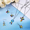 SUNNYCLUE Alloy Enamel Pendants ENAM-SC0001-32P-3