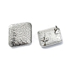 Non-Tarnish 304 Stainless Steel Stud Earring Findings STAS-L024-002P-01-2