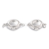 925 Sterling Silver Box Clasps STER-H111-09A-P-1