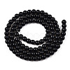 Opaque Solid Color Glass Beads Strands GLAA-T032-P4mm-01-3