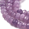 Dyed Natural Malaysia Jade Rondelle Beads Strands X-G-E316-2x4mm-39-3