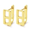 Brass Letter Stud Earrings for Women EJEW-A038-01H-G-1