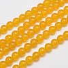 Natural & Dyed Malaysia Jade Bead Strands G-G659-8mm-A03-1