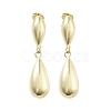 Teardrop Brass Dangle Stud Earrings EJEW-Q811-17G-1