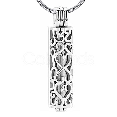 Non-Tarnish Stainless Steel Pendant Necklaces PW-WG65922-02-1