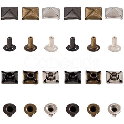 Brass Rivet Studs KK-PH0035-61-1