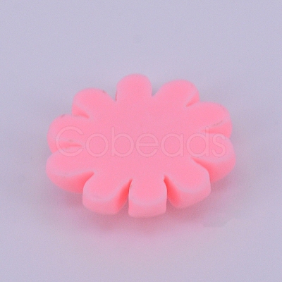 Opaque Frosted Resin Cabochon RESI-WH0009-03-1