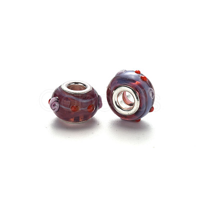 Handmade Lampwork European Beads LPDL-N001-061-C09-1