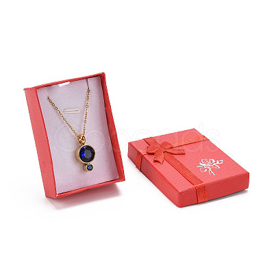 Valentines Day Presents Packages Cardboard Pendant Necklaces Boxes BC052-1