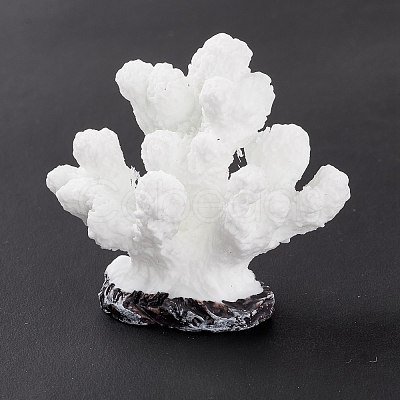 Resin Imitation Coral Ornaments DJEW-G026-08A-1