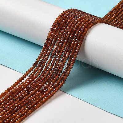 Natural Orange Garnet Beads Strands G-M426-A01-01-1