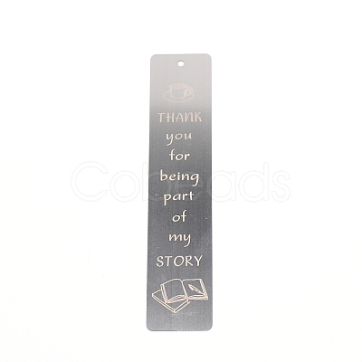 Stainless Steel Bookmarks AJEW-WH0239-78-1