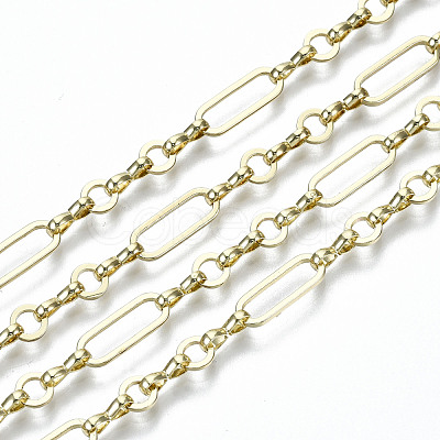 Brass Paperclip Chains CHC-T012-01LG-1