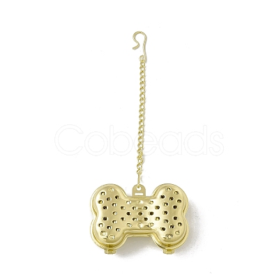 Dog Bone Loose Tea Infuser AJEW-G045-03G-1