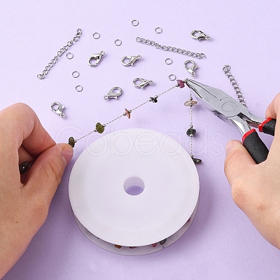 DIY Chain Necklace Bracelet Making Set DIY-YW0005-95-1